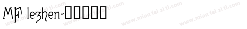 MF lezhen字体转换